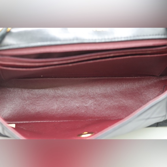 CHANEL Vintage Diana Flap Bag Quilted Lambskin Small Black 1989-1990 - Picture 13 of 15